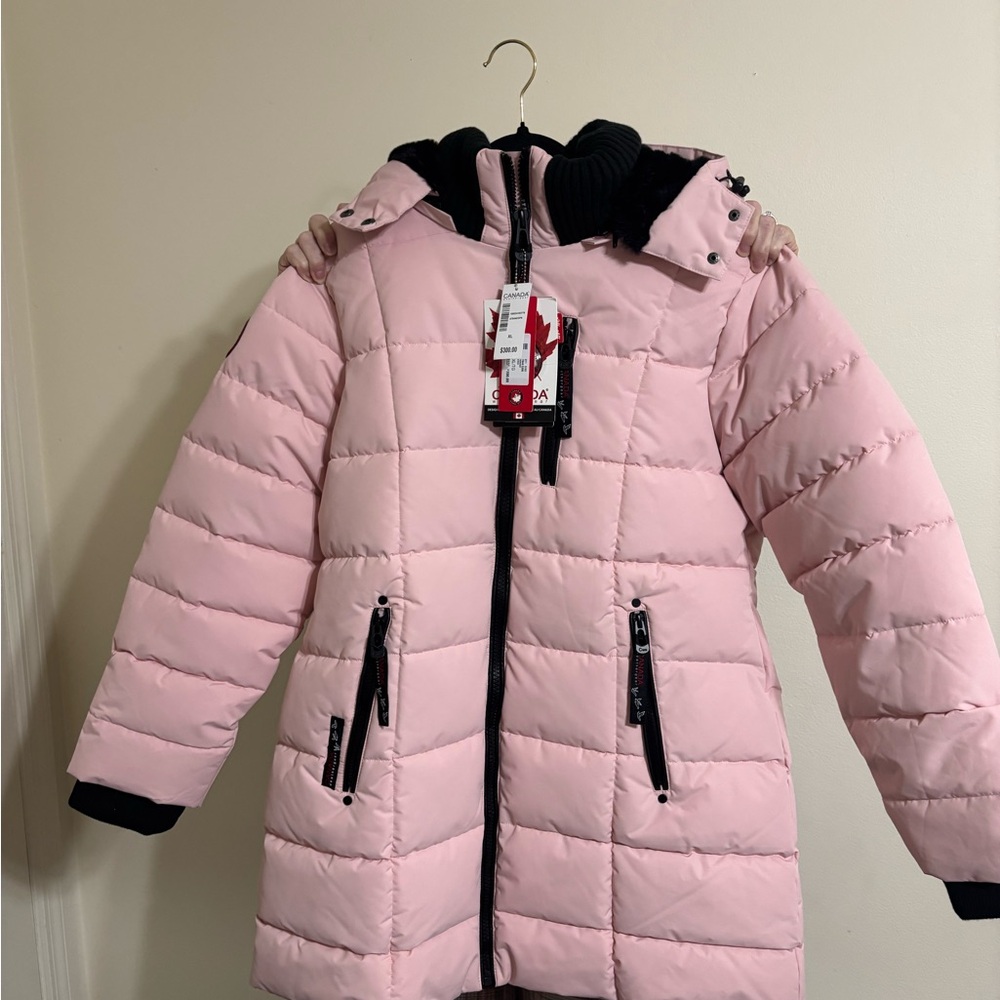 Canada Weather Gear Pink Puffer Jacket